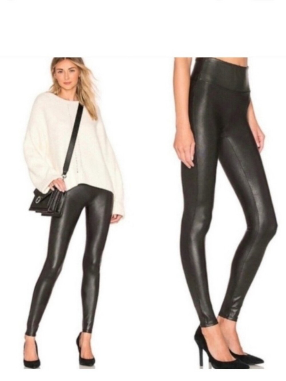 SPANX Faux Leather Leggings